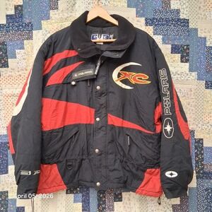 Vintage Pure Polaris SP XC Edge Snowmobile Jacket Size 2XL Red and‎ Black